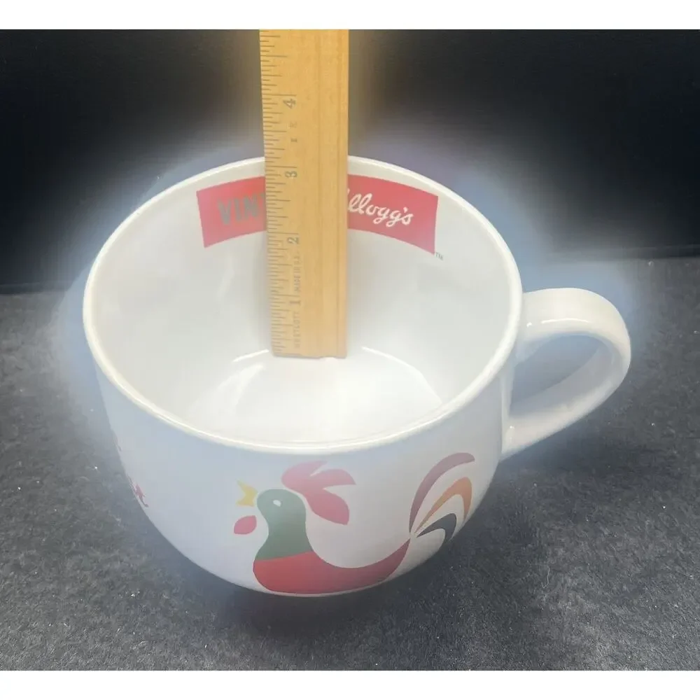 Vintage Style Retro Kelloggs Cornflakes Cereal Bowl Mug 2016 Kimm & Miller‎